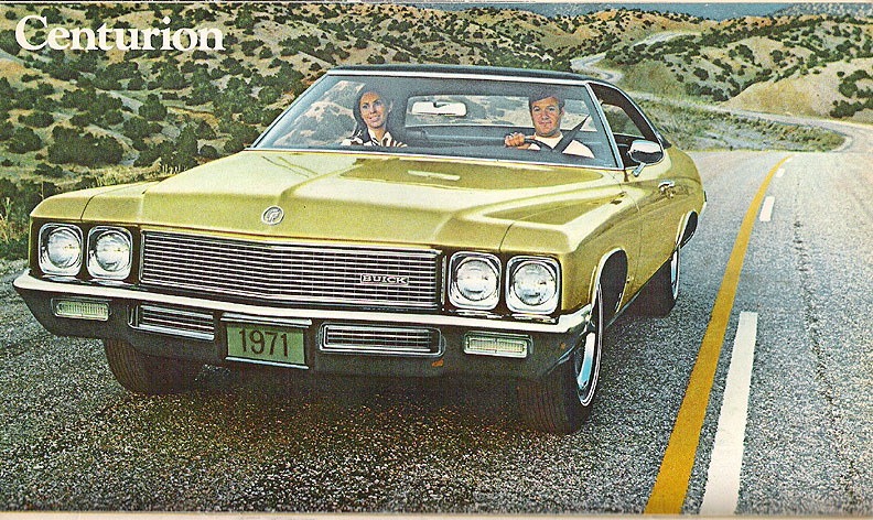 1971 Buick Centurion Sales Brochure